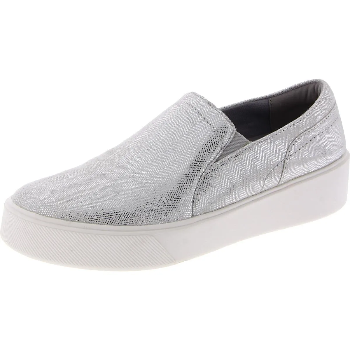 27 Edit Womens MIRABEL Leather Platform Slip-On Sneakers