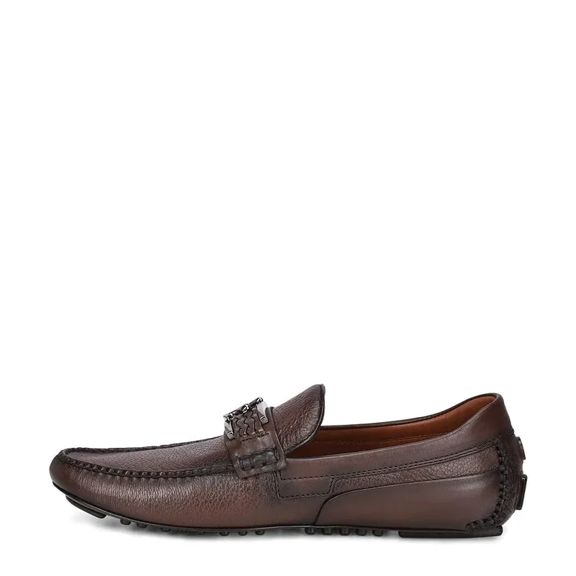 40VVNTS - Cuadra brown casual fashion deer and calfskin drivers for men