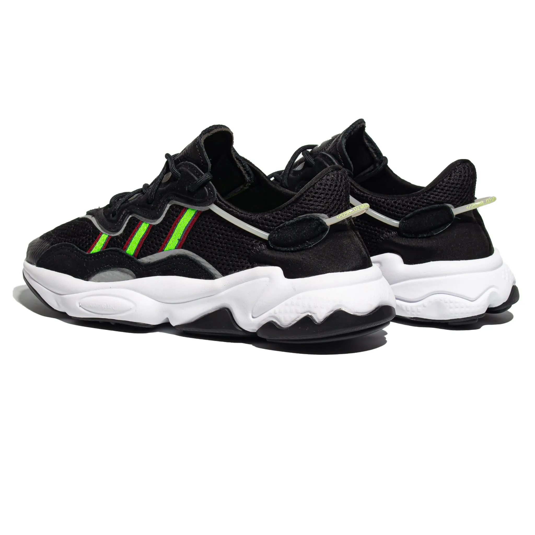 ADIDAS Ozweego Core Black/Solar Green