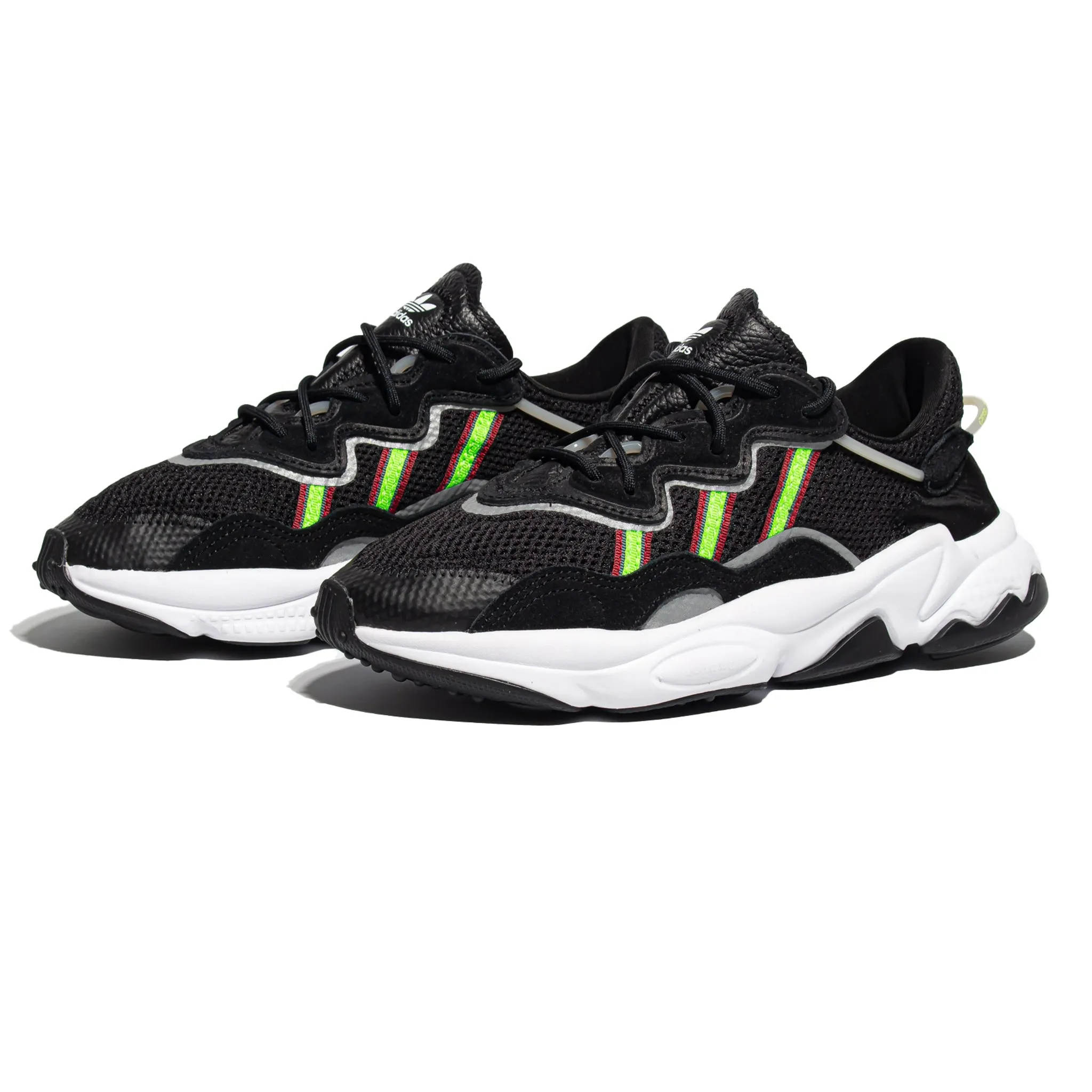 ADIDAS Ozweego Core Black/Solar Green