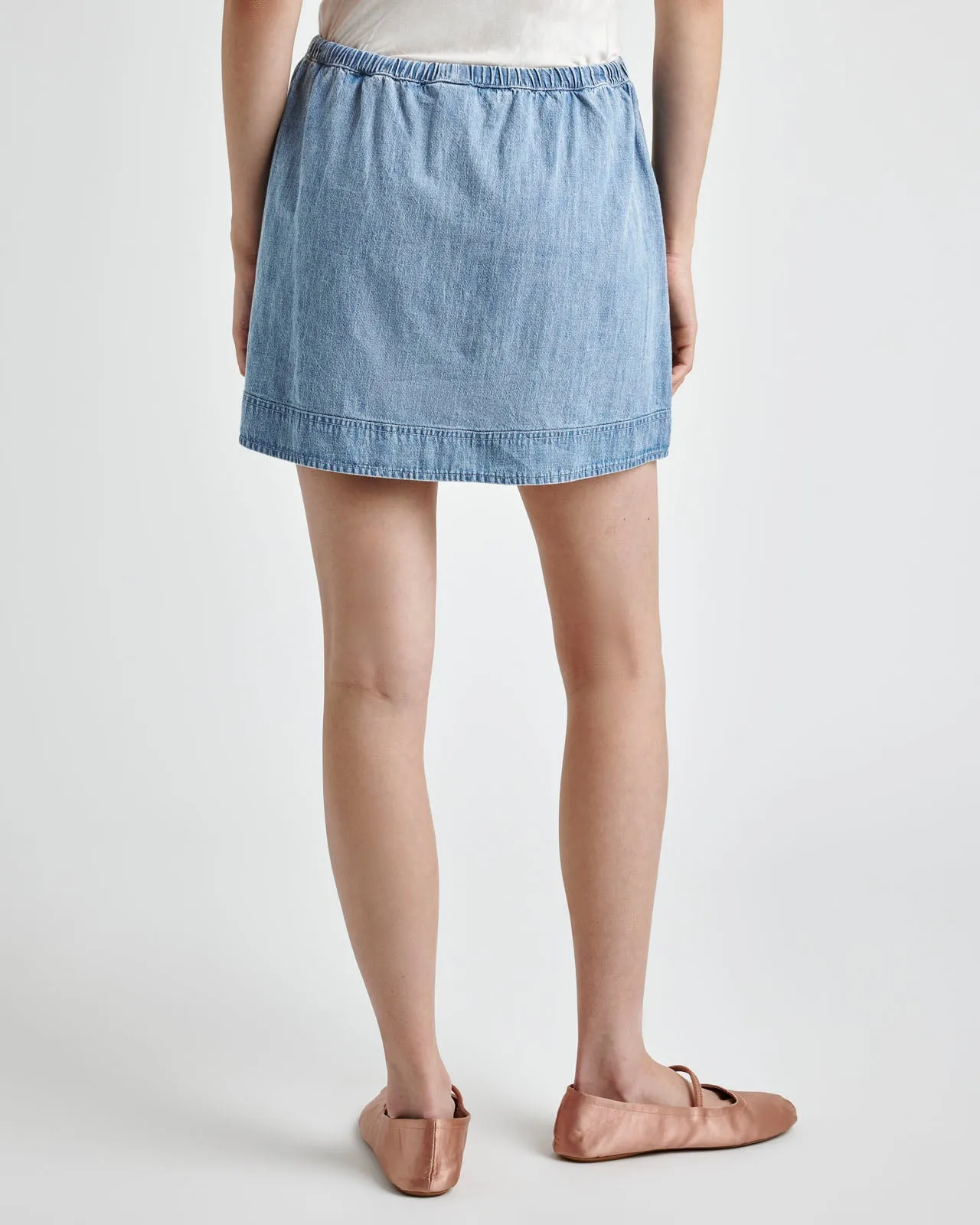 Alice Cotton Indigo Mini Skirt