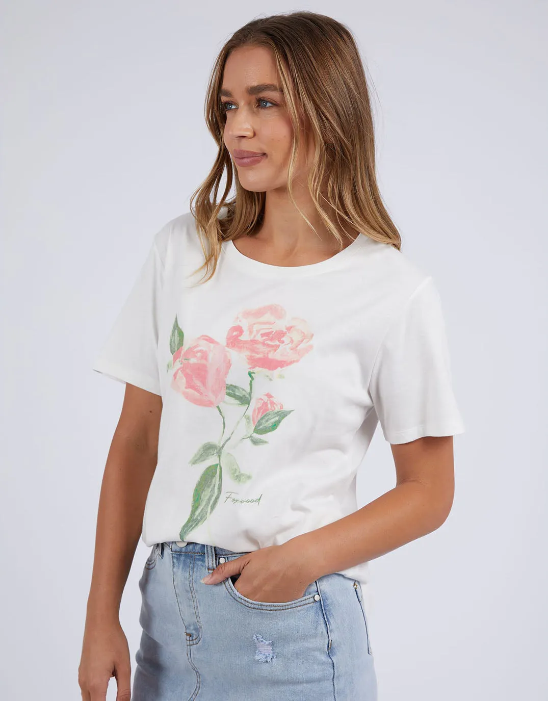 Bloom Tee - Vintage White