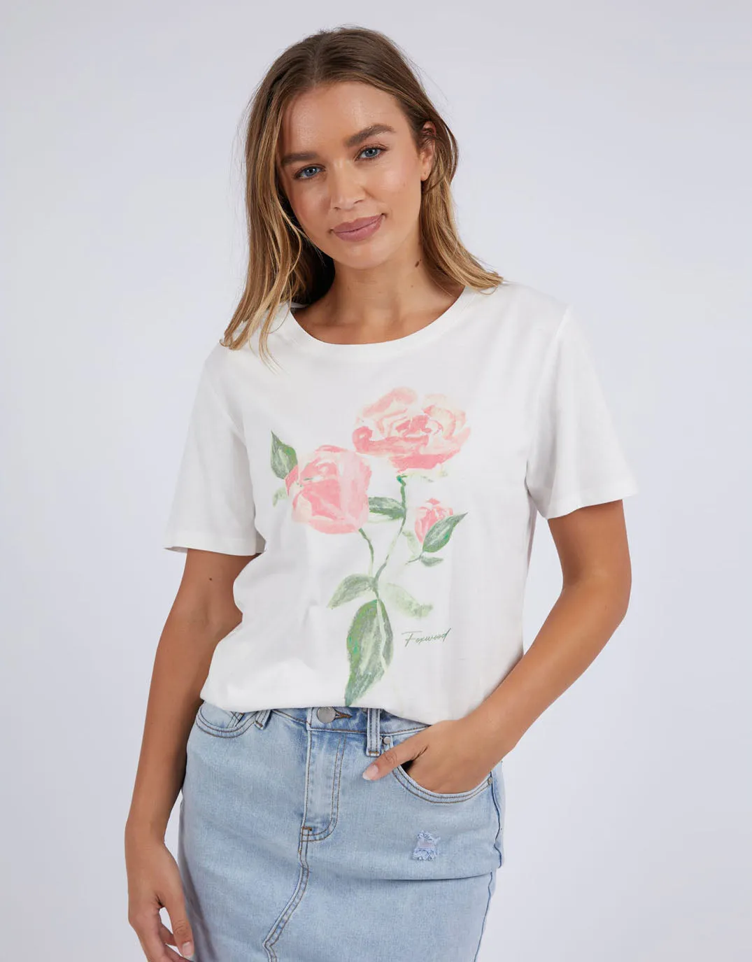 Bloom Tee - Vintage White