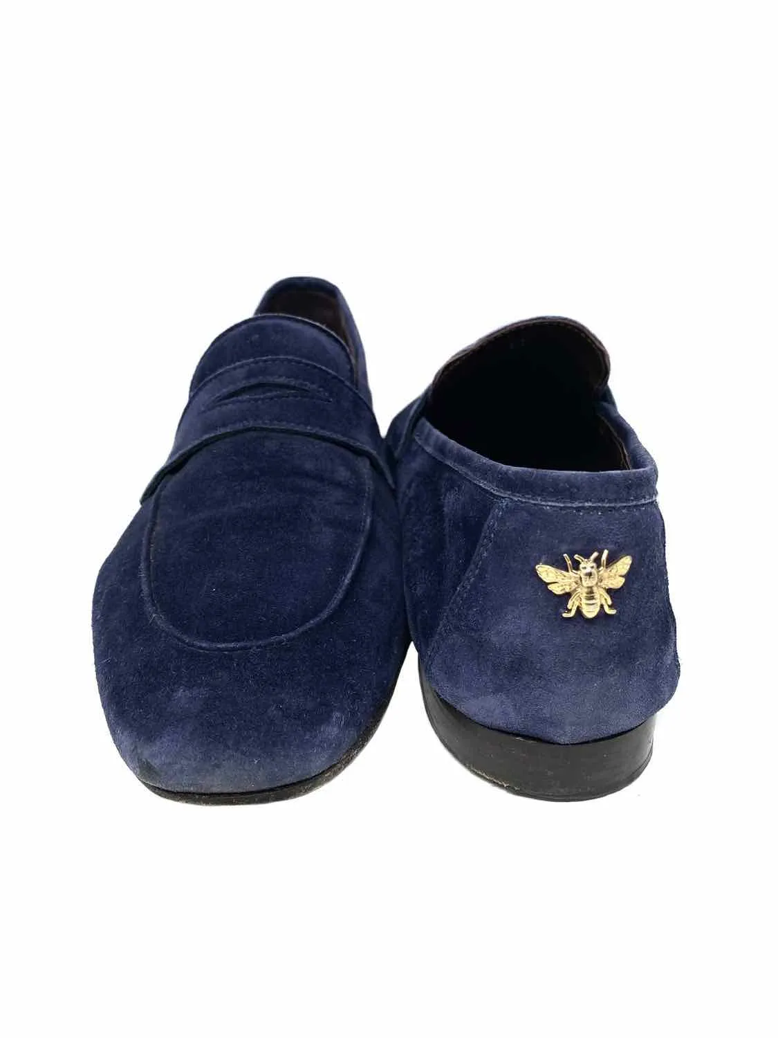 Bougeotte Women's Navy Suede Size 39/8.5 Loafers