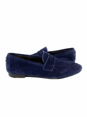 Bougeotte Women's Navy Suede Size 39/8.5 Loafers