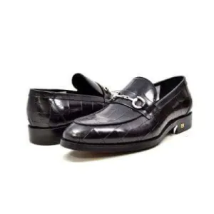 British Walkers Chicago Men's Black Leather Loafers