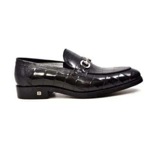 British Walkers Chicago Men's Black Leather Loafers