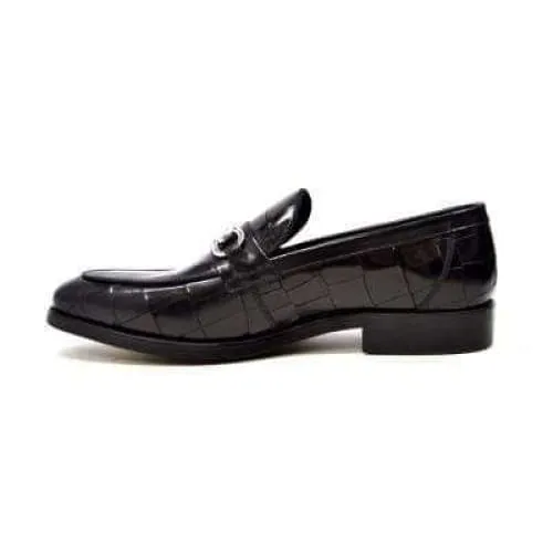 British Walkers Chicago Men's Black Leather Loafers