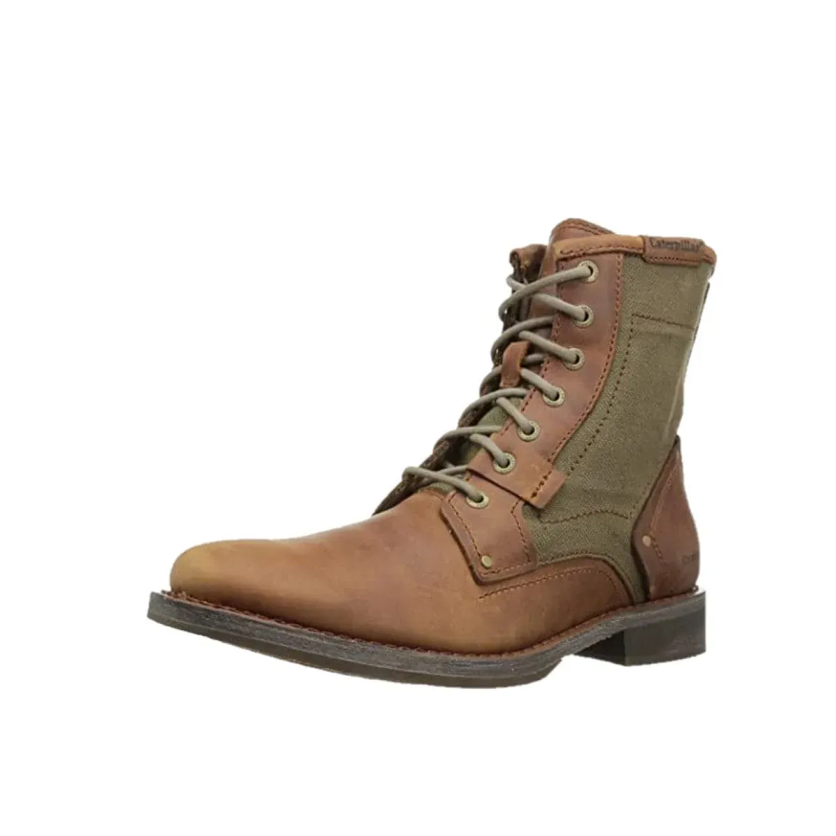 CATERPILLAR Brown/Olive Leather Casual Boots