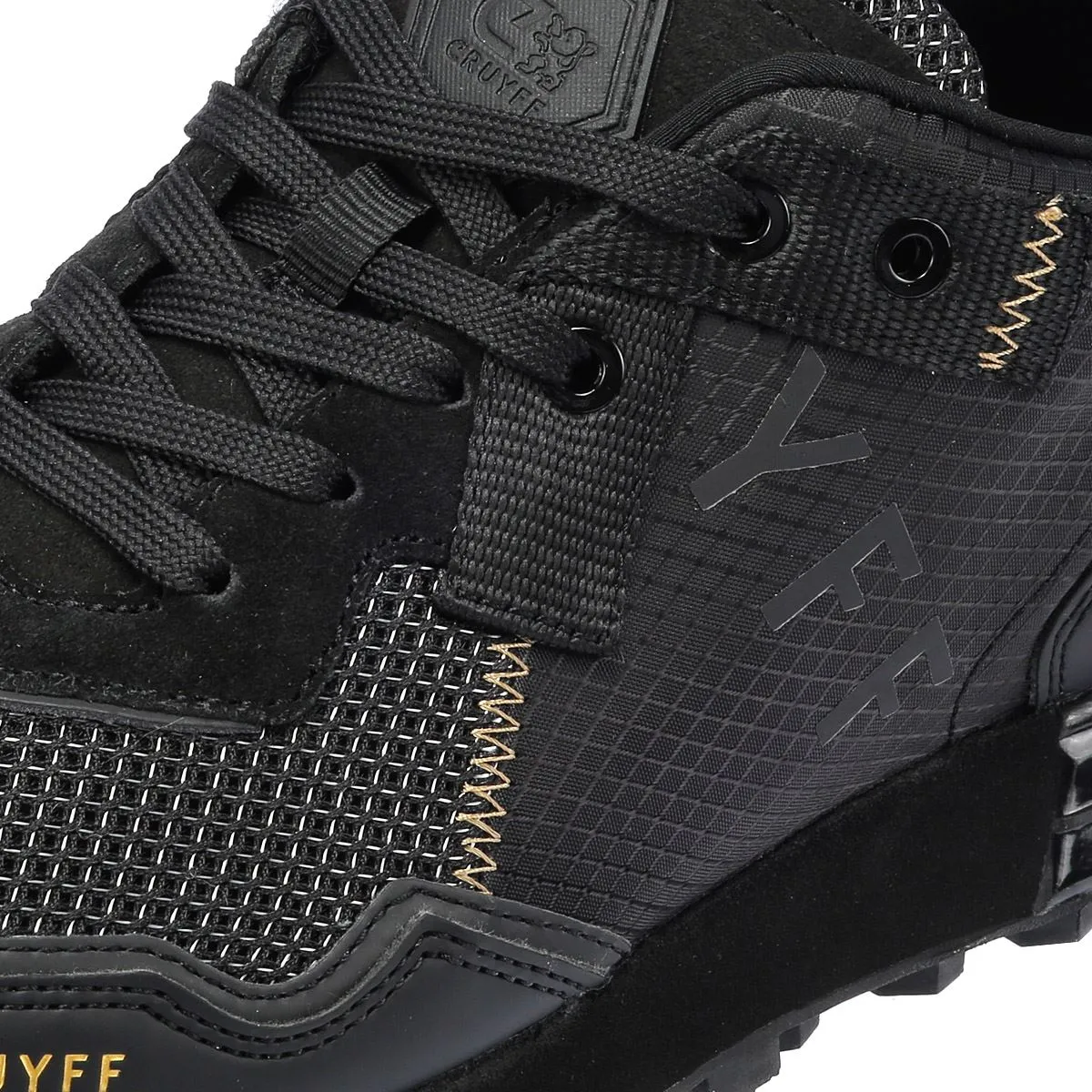 Cruyff Superbia Men's Black/Gold Trainers