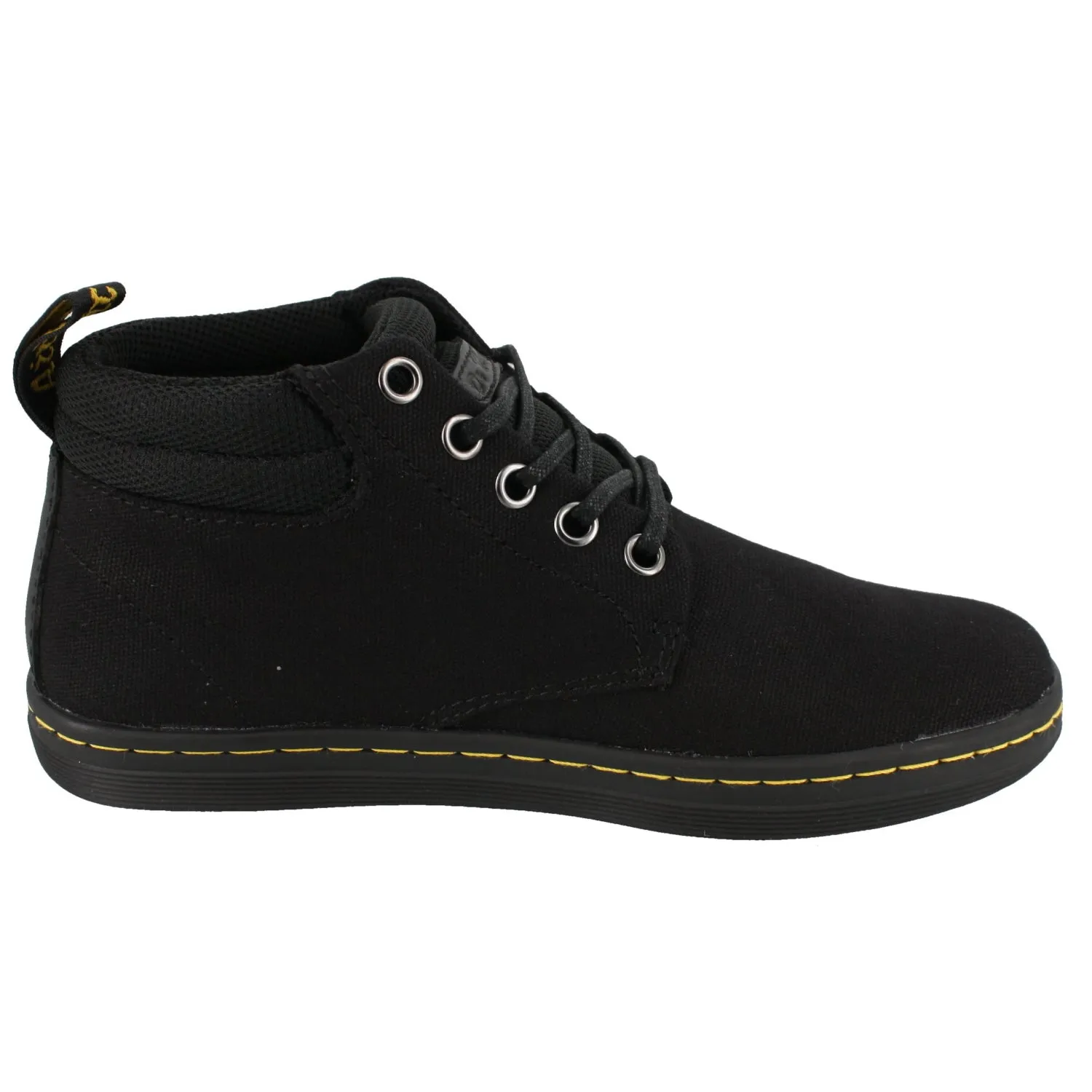 Dr. Martens Women's Belmont Canvas AirWair Air Cushion Sole Durable 5 Eye Boots