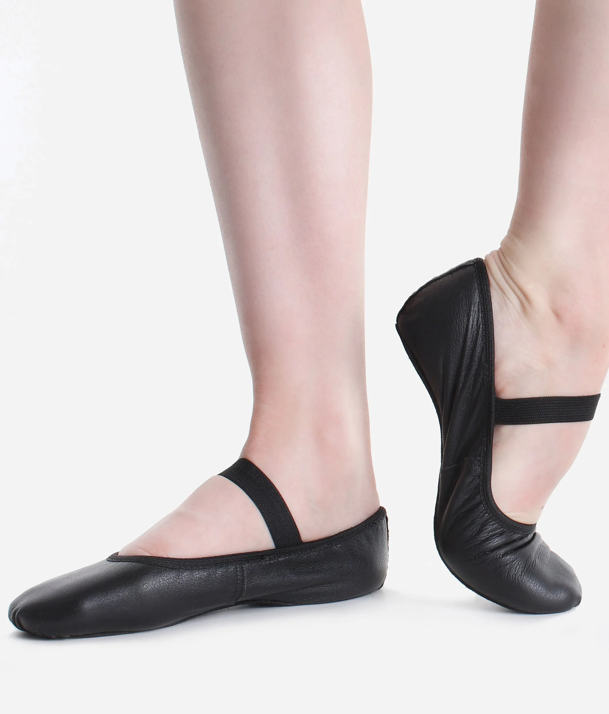 Full Sole Leather Ballet Shoes - SD69 L