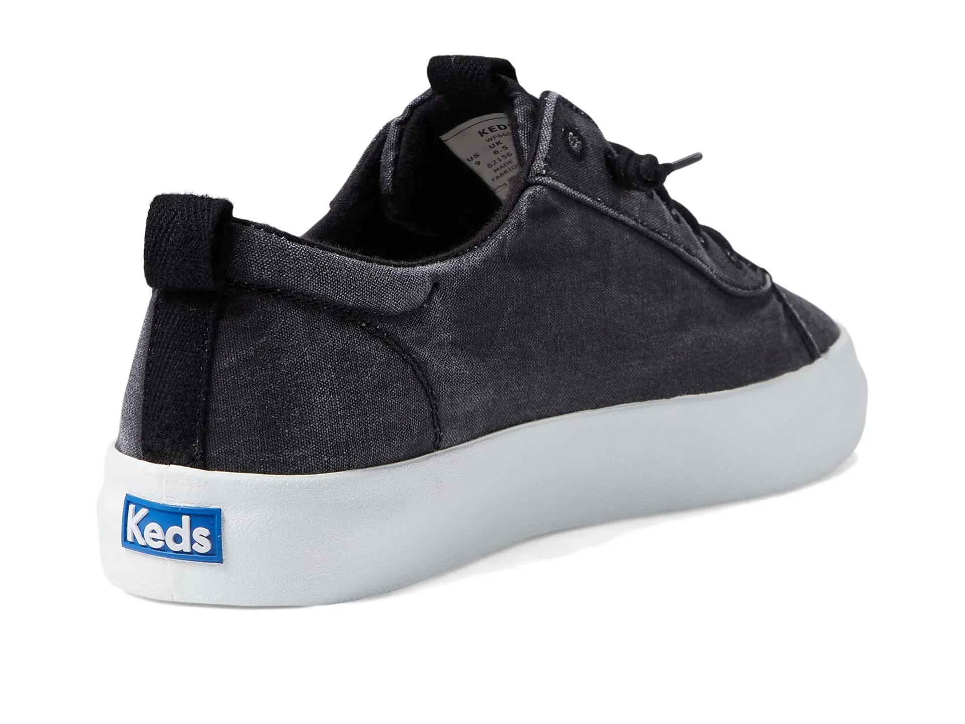 Keds Kickback Canvas Slip On Sneakers, black