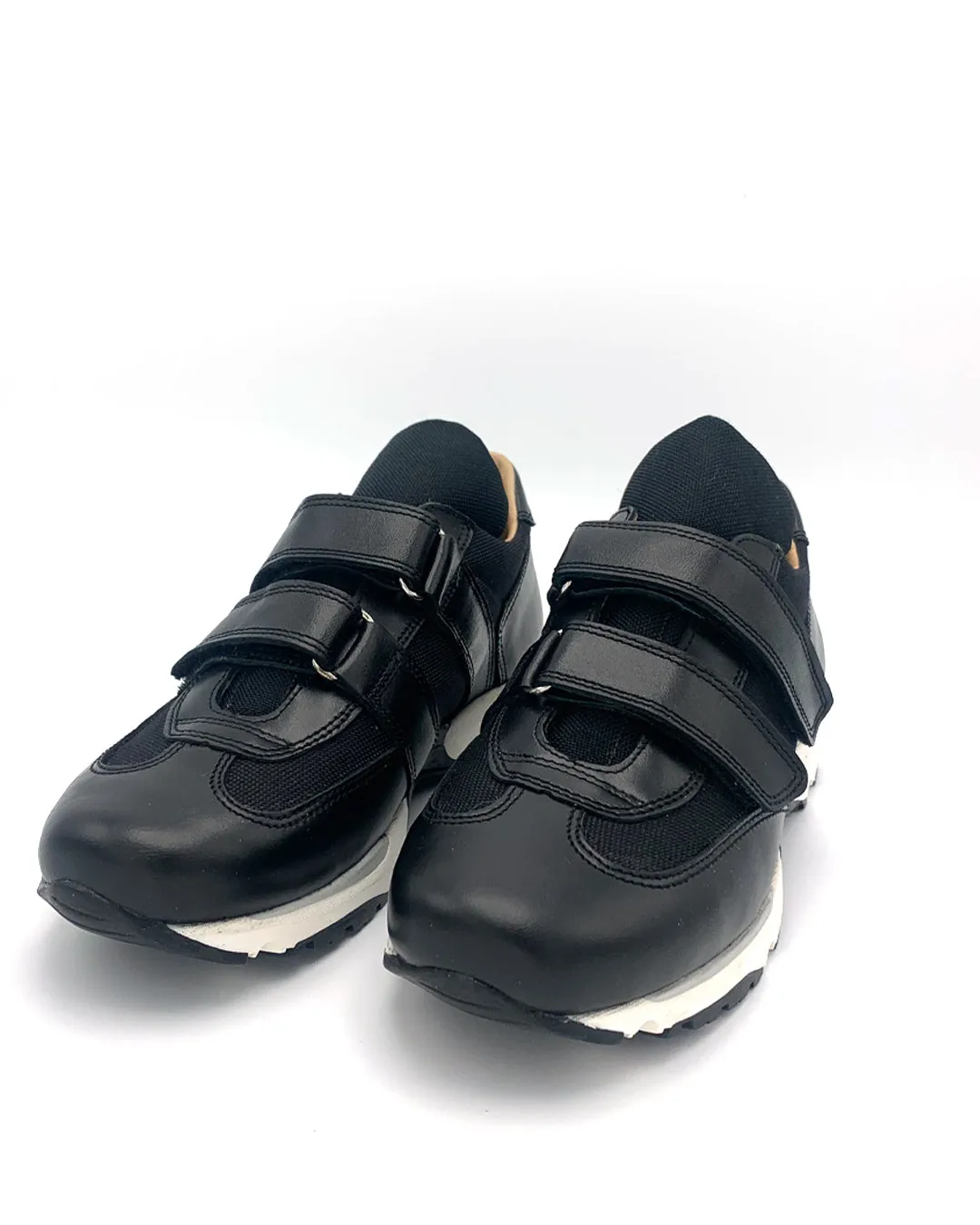 Leather Sneaker with Loop Straps