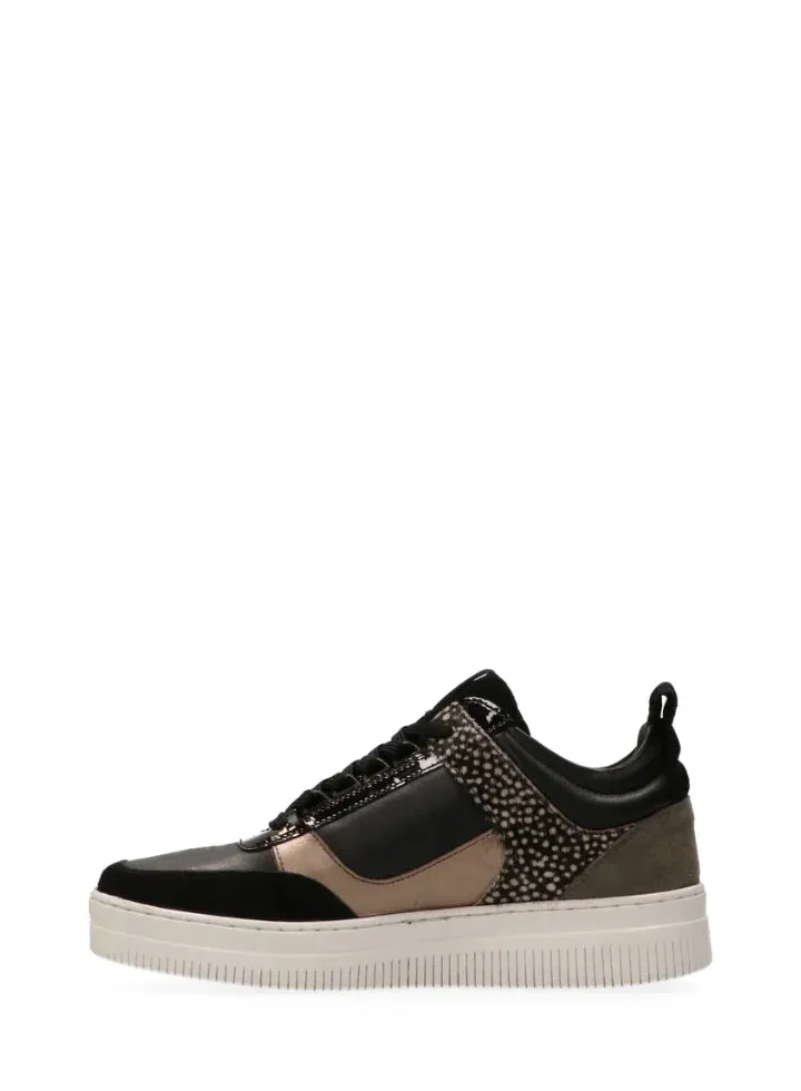 MARUTI MEL LEATHER SNEAKERS BLACK