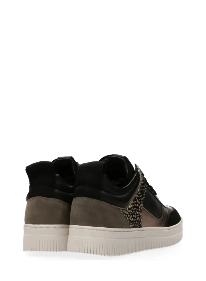 MARUTI MEL LEATHER SNEAKERS BLACK