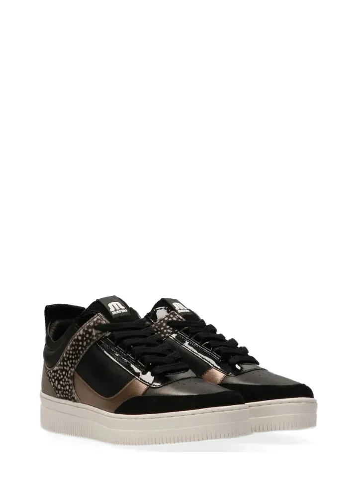 MARUTI MEL LEATHER SNEAKERS BLACK