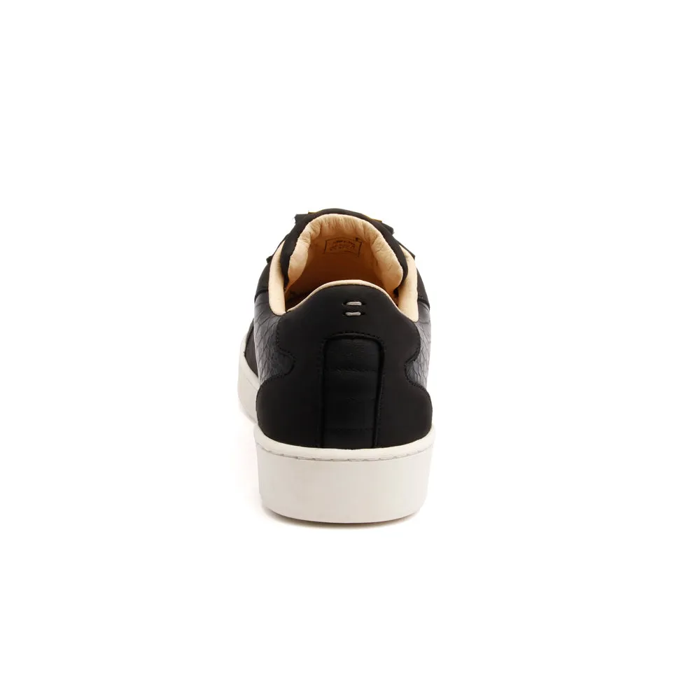 Men's Adelaide Black Leather Sneakers 02683-990