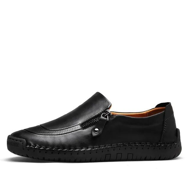 Mens casual loafers slip on dress loafers comfy driver shoes all season flats