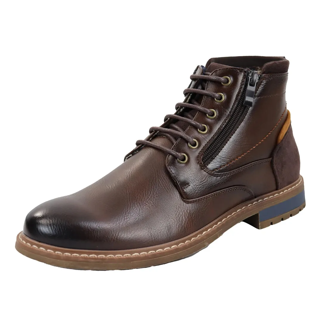 Men's Lace Up Ankle Boots