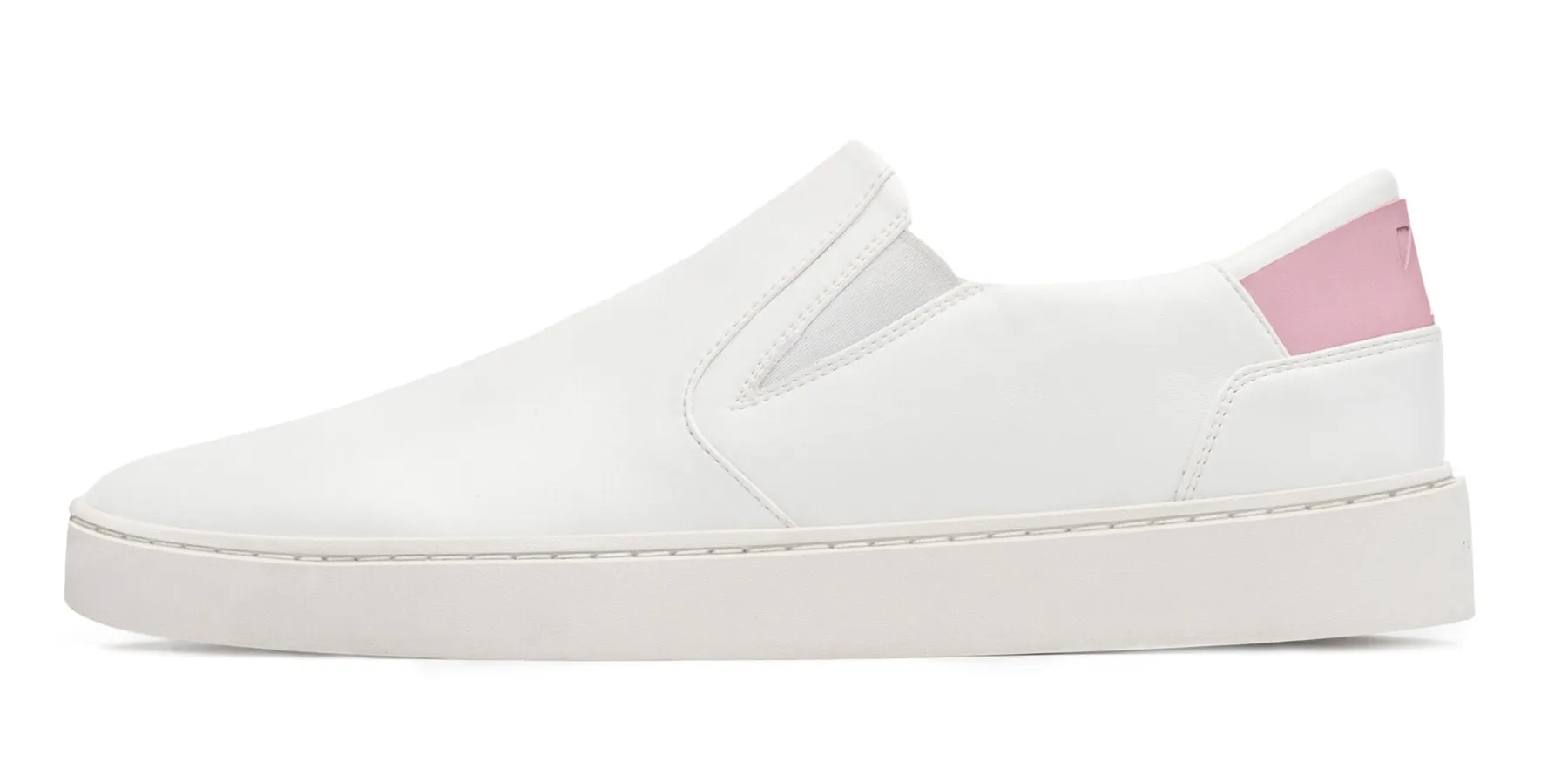 Men's Slip On | White-Pink