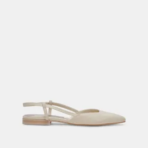 NARAH FLATS IVORY LEATHER - re:vita