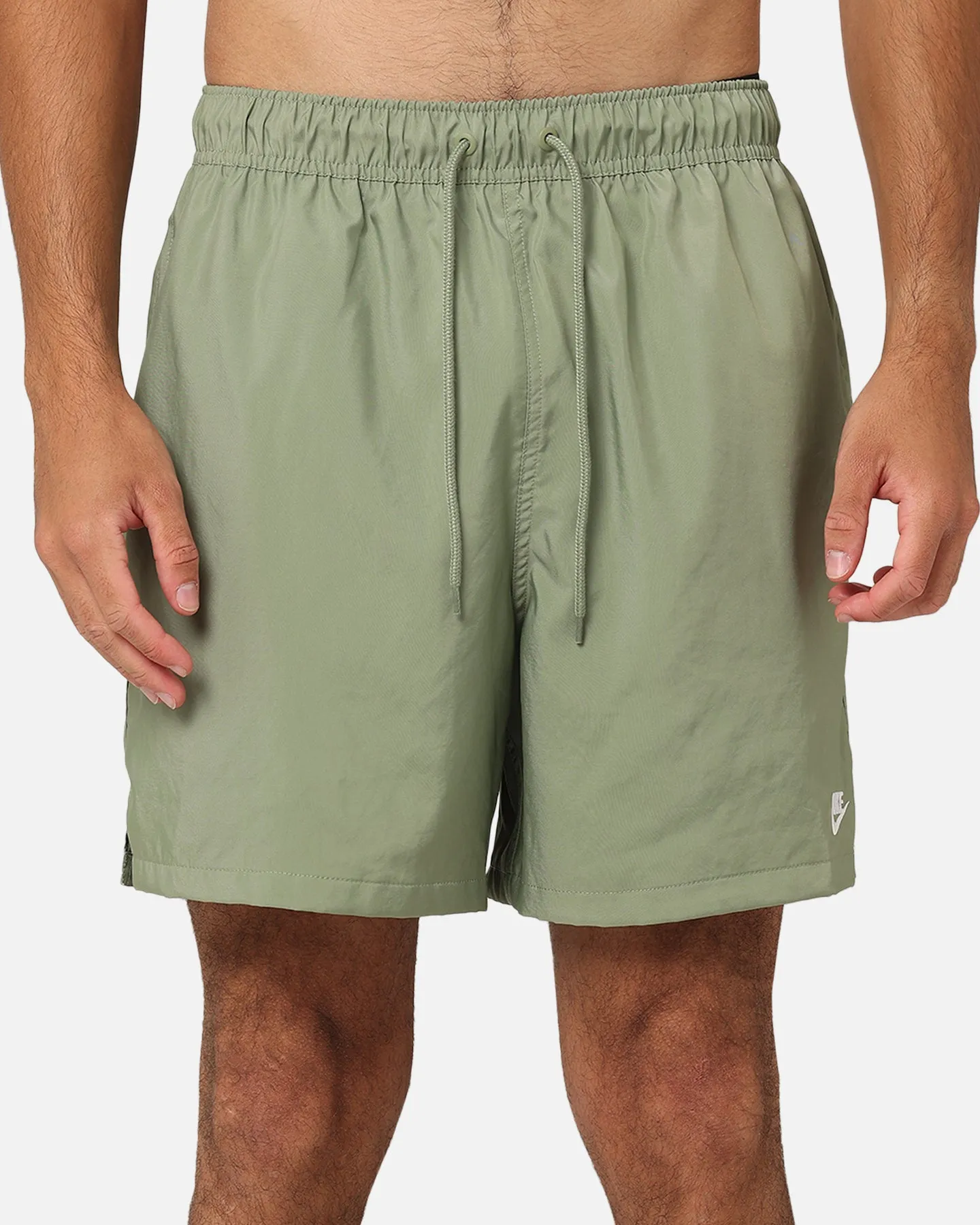 Nike Club Flow Shorts Oil Green/White