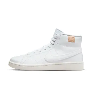 Nike Women's White Sneaker with Swoosh Design, Size 10.5