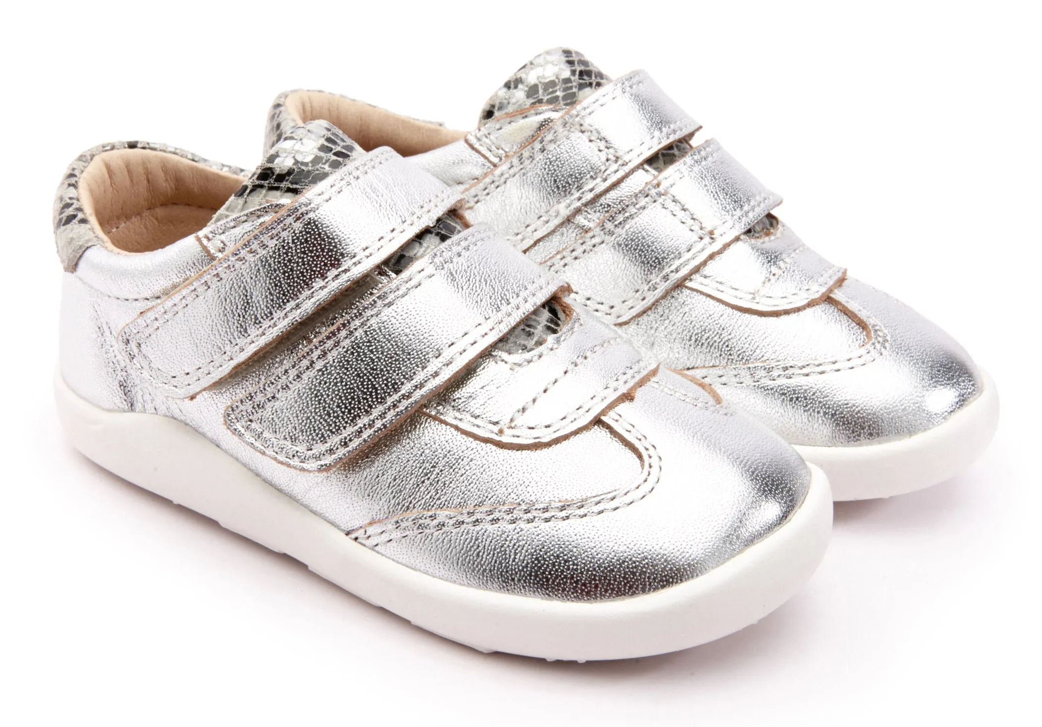 Old Soles Boy's & Girl's 8012 Path Way Shoe - Silver/Grey Serp