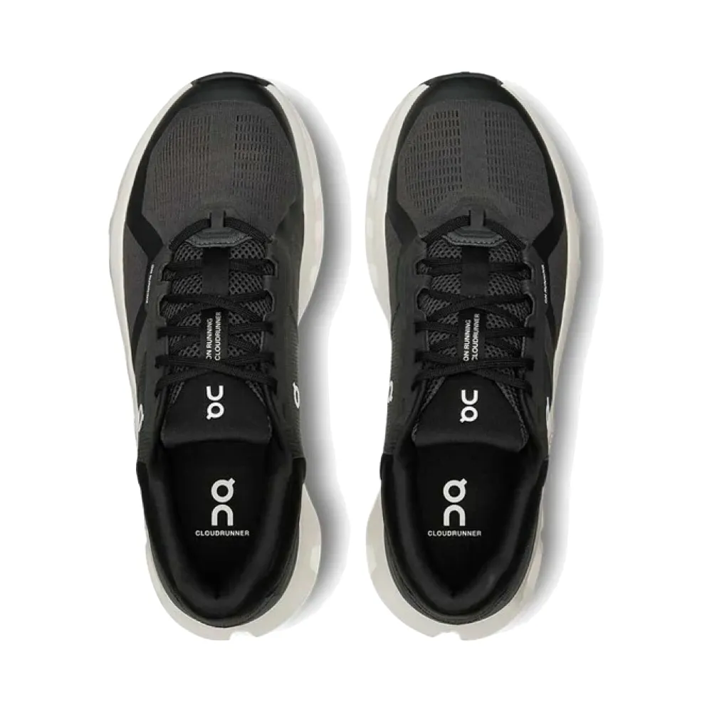 On Men's Cloudrunner 2 WIDE Width Sneaker in Eclipse/Black