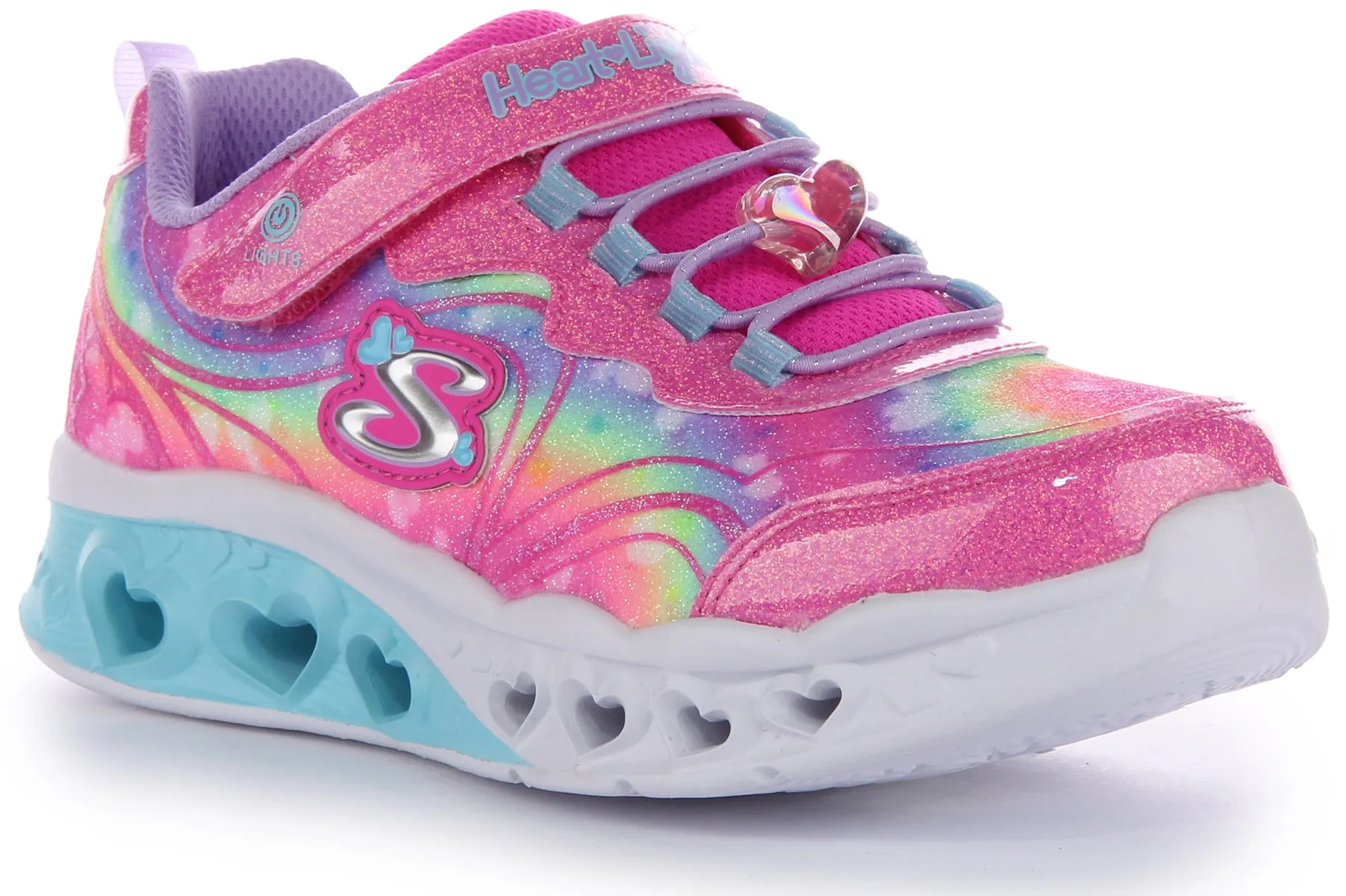 Skechers Flutter Heart In Pinkmulti For Kids