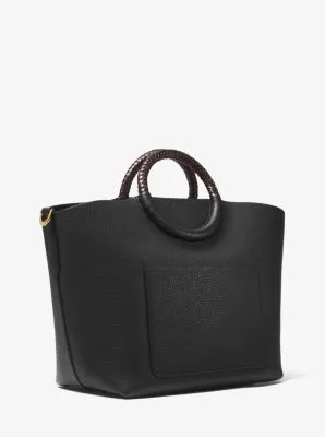 Skorpios Pebbled Leather Market Bag