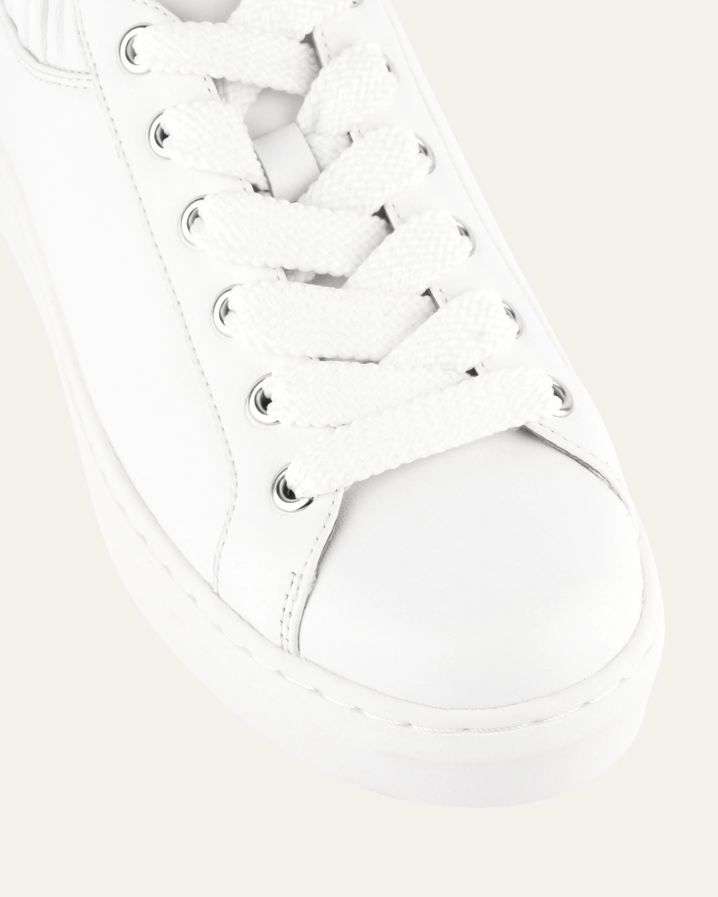 TENLEY SNEAKERS WHITE LEATHER