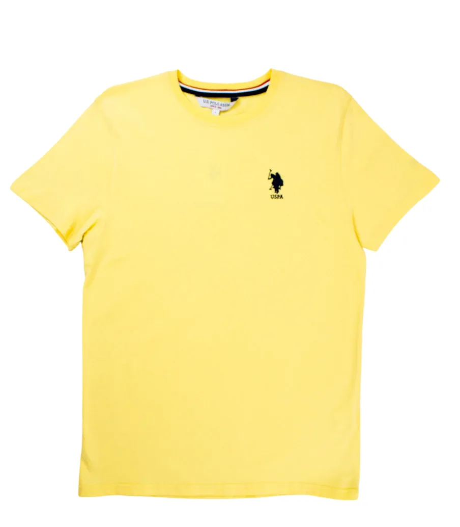 US Polo ASSN Crew Neck Maize T-Shirt