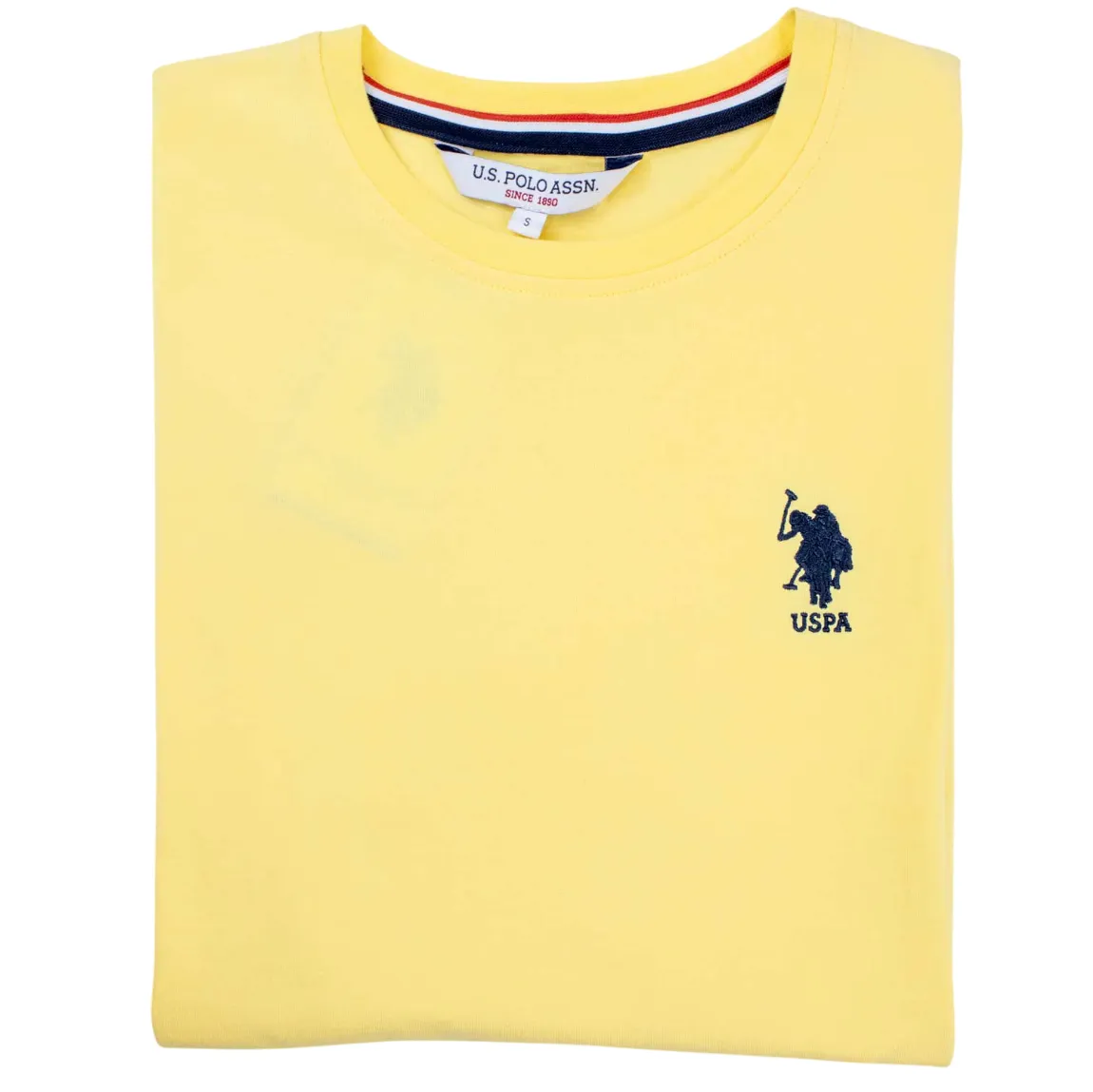 US Polo ASSN Crew Neck Maize T-Shirt