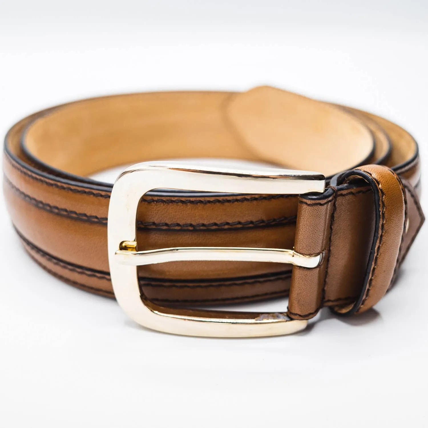 Venezia Belt - Medium Brown