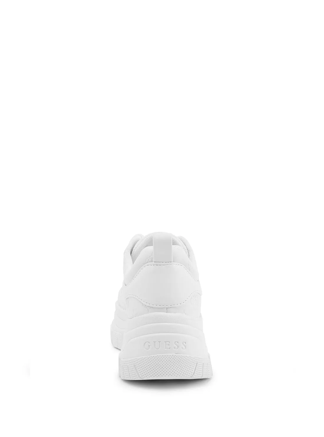 White Bria Logo Low Top Sneakers