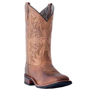 Women's Laredo 5602 11" Tan Anita Leather Wide Square Toe Boot